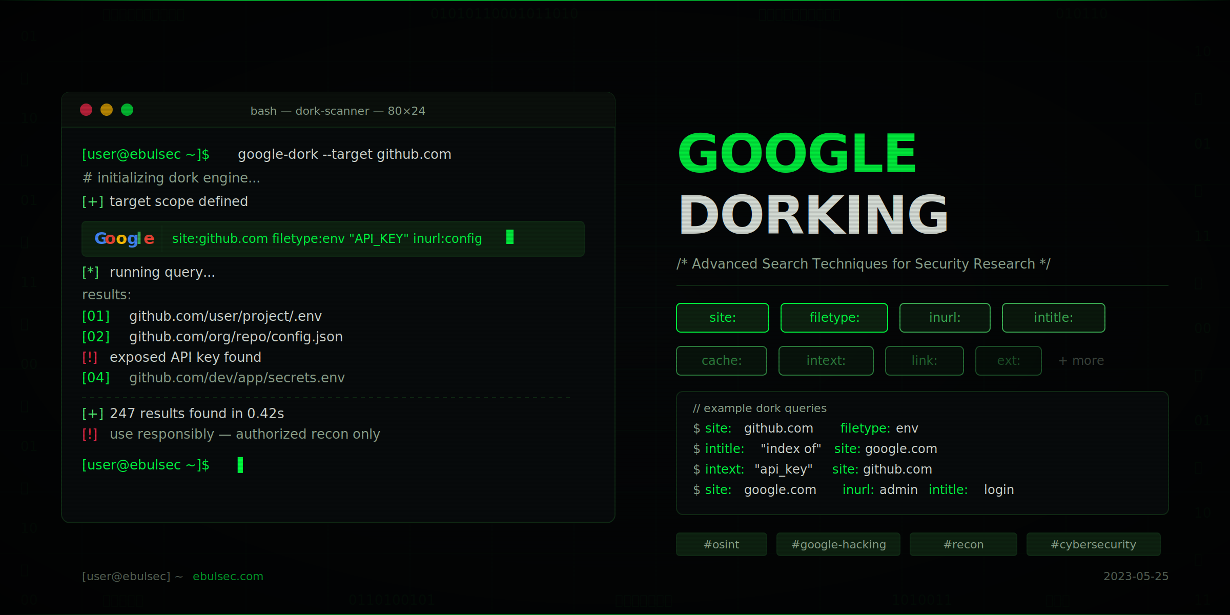Google Dorking